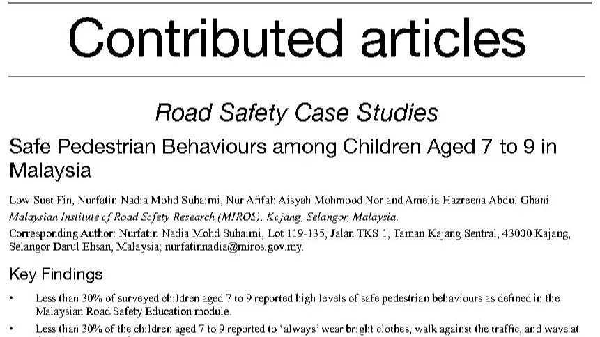 cropped-Safe Pedestrian Behaviours Among Children Aged 7 to 9 in Malaysia